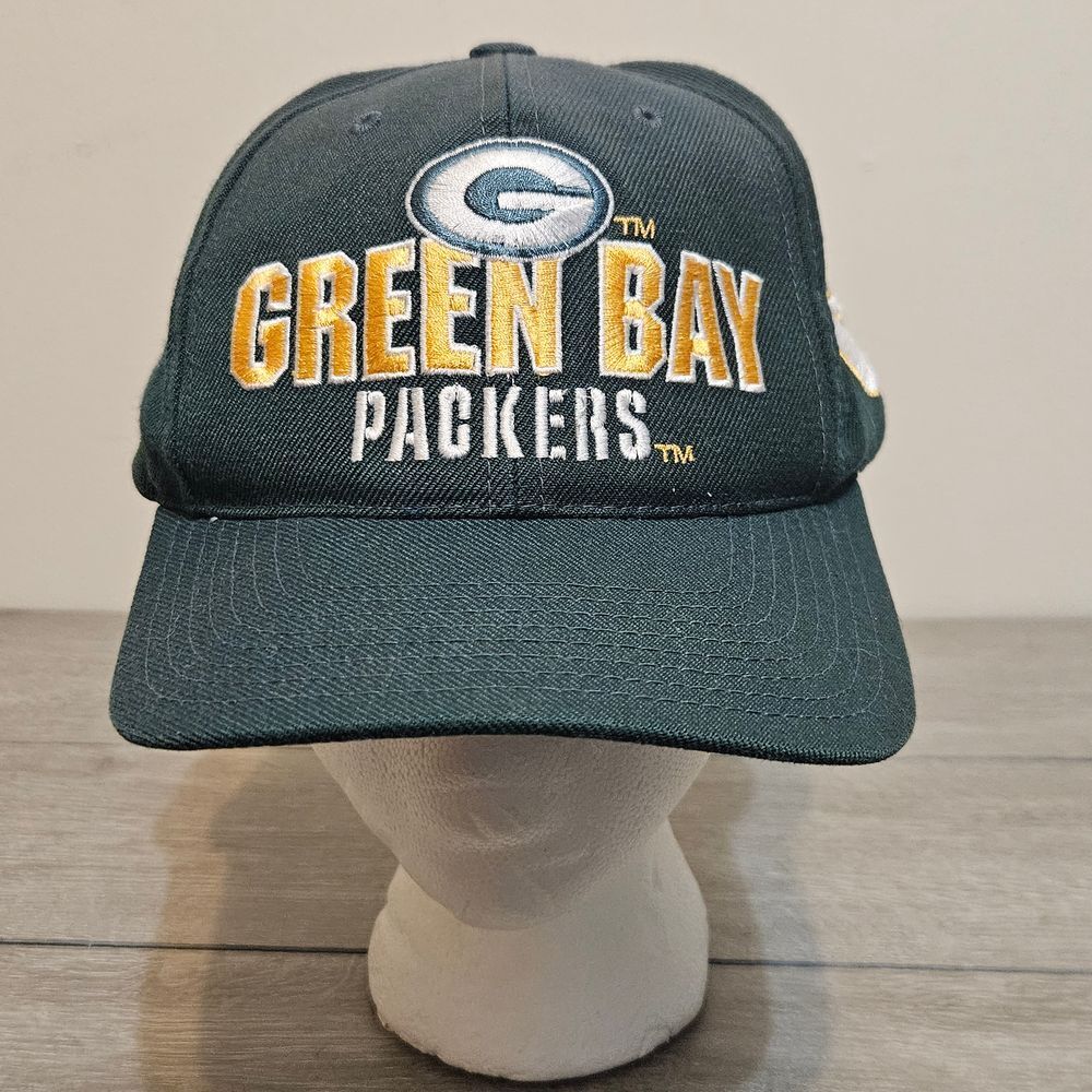 Vintage Drew‎ Pearson Green Bay Packers Snapback Hat NFL Titletown